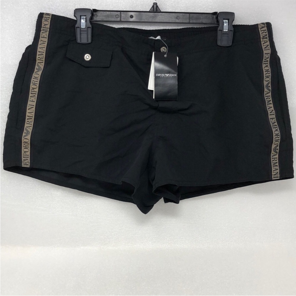 Giorgio Emporio Armani Swim Boxer Brief Black Trunks Men’s Size 54 US 38 2XL - Picture 1 of 11